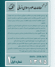 مطالعات علوم اسلامی انسانی - 